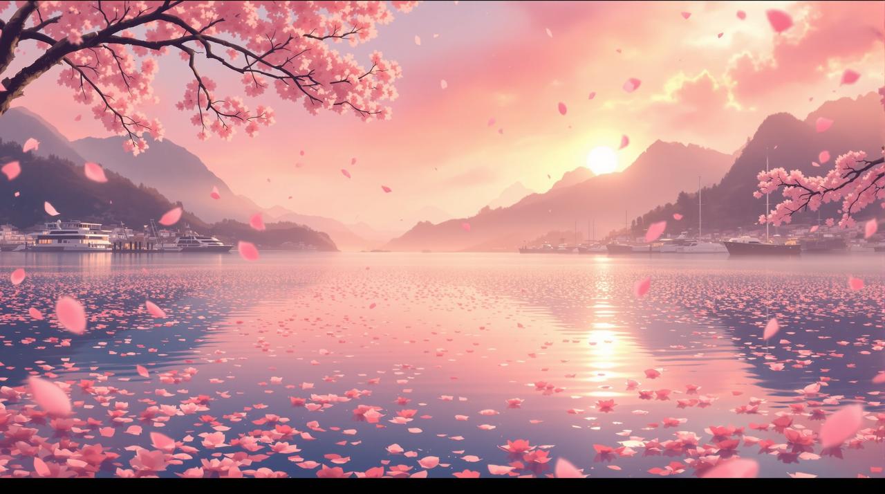 《樱花落尽》催泪热播 - Al漫剧黄 《樱花落尽》催泪热播